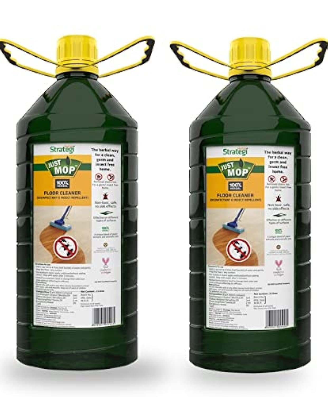 This Herbal Floor Cleaner Liquid and Insect Repellent are Non-Toxic and biodegradable.