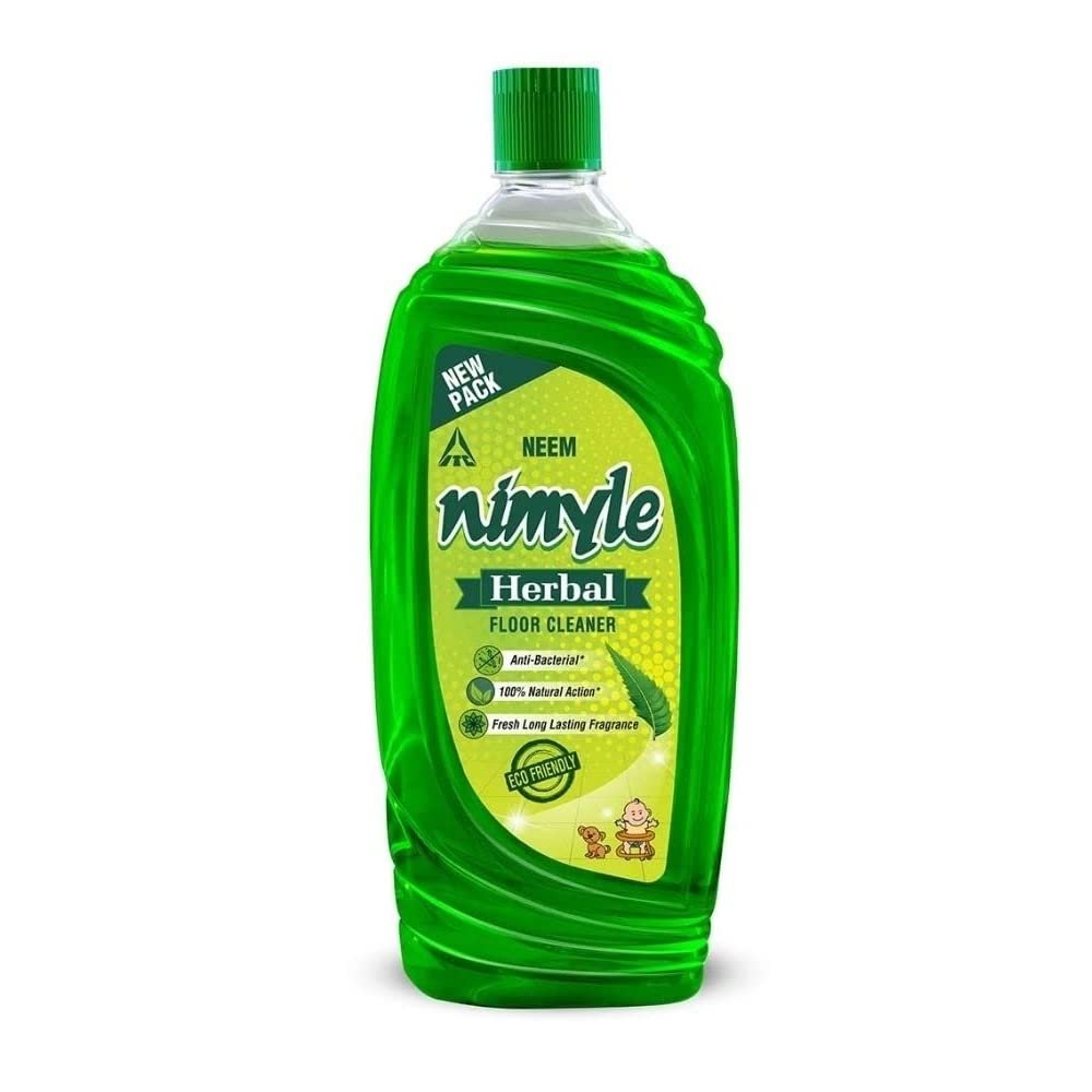 Nimyle ITC’s Eco Friendly Floor Cleaner, Lemongrass 890ml, with Power of Neem for 99.9% Anti Bacterial Protection & Freshness of Lemongrass