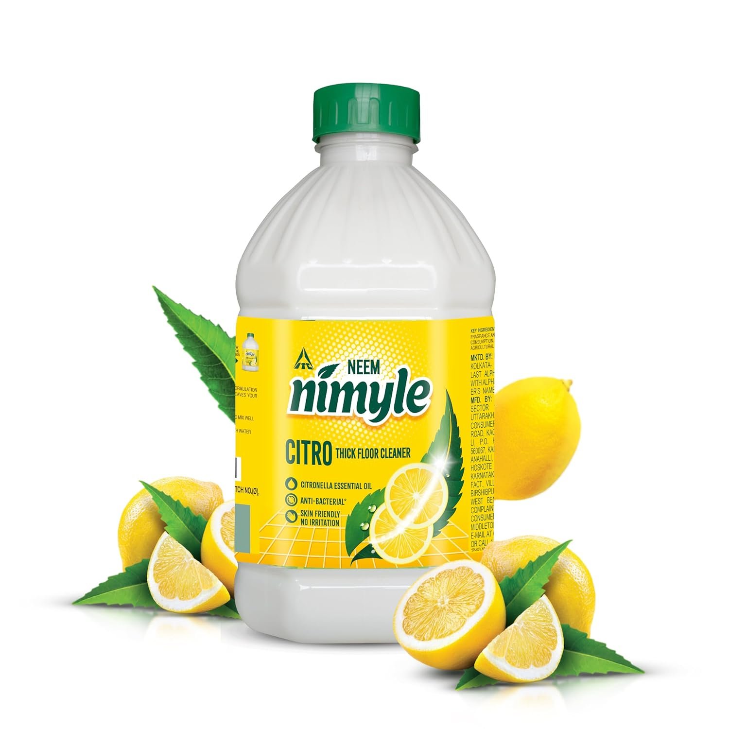 ITC Nimyle Floor Cleaner Liquid, Citro 2ltr, Surface Cleaner, House Cleaning Products, Fresh Frangrance, Anti Bacterial
