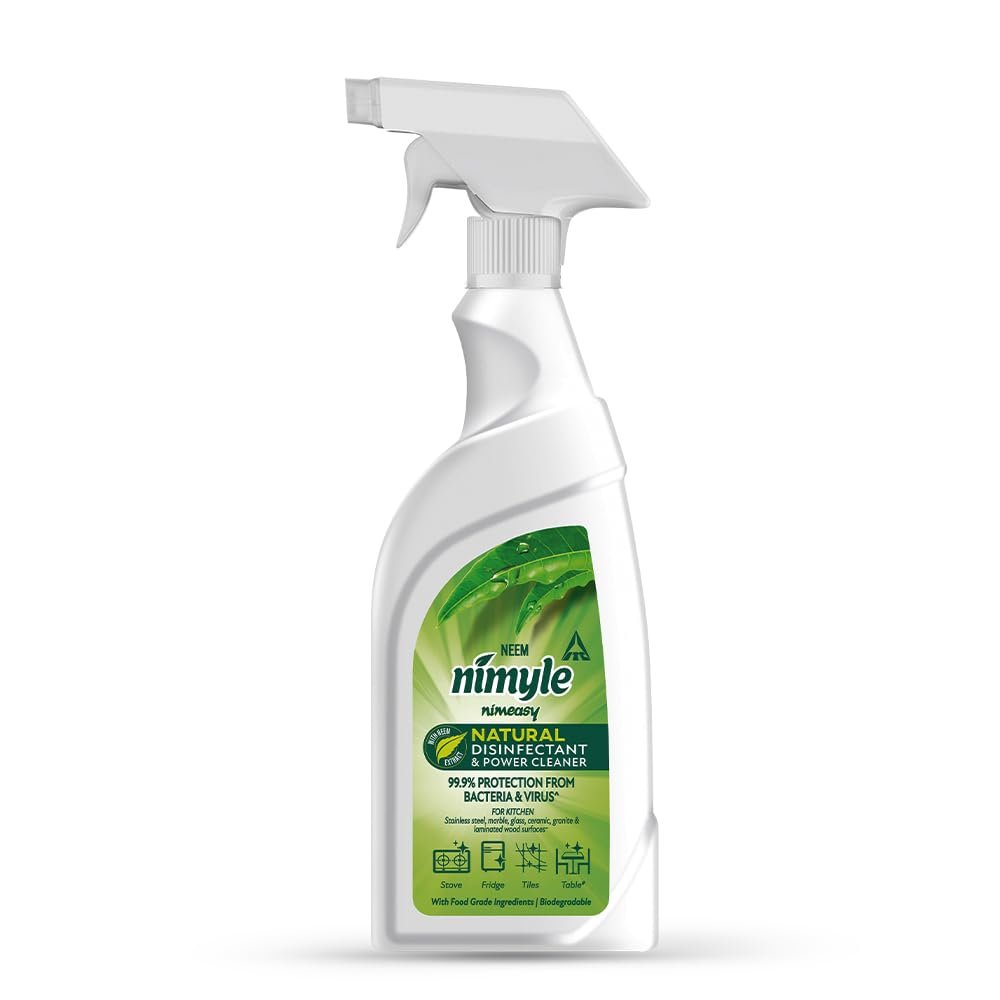 Nimyle Natural Power Kitchen Cleaner Spray, Suitable for all Kitchen Surfaces, Stoves, Chimney, Counter Top, Appliances, Biodegradable & Natural, 99.9%…