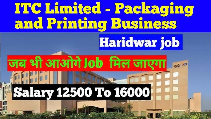 itc company haridwar vacancy for freshers
