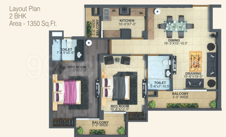 1BHK 1Bath Flat/Apartment for Rent in Imperial Heights, Mussoorie Road, Dehradun, Uttarakhand