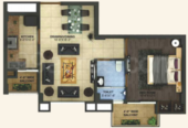 1BHK 1Bath Flat/Apartment for Rent in Imperial Heights, Mussoorie Road, Dehradun, Uttarakhand