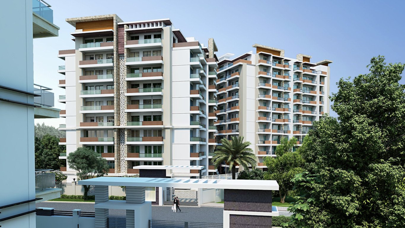1BHK 1Bath Flat/Apartment for Rent in Mahalaxmi Lord Krishna Crest, Race Course, Dehradun, Uttarakhand