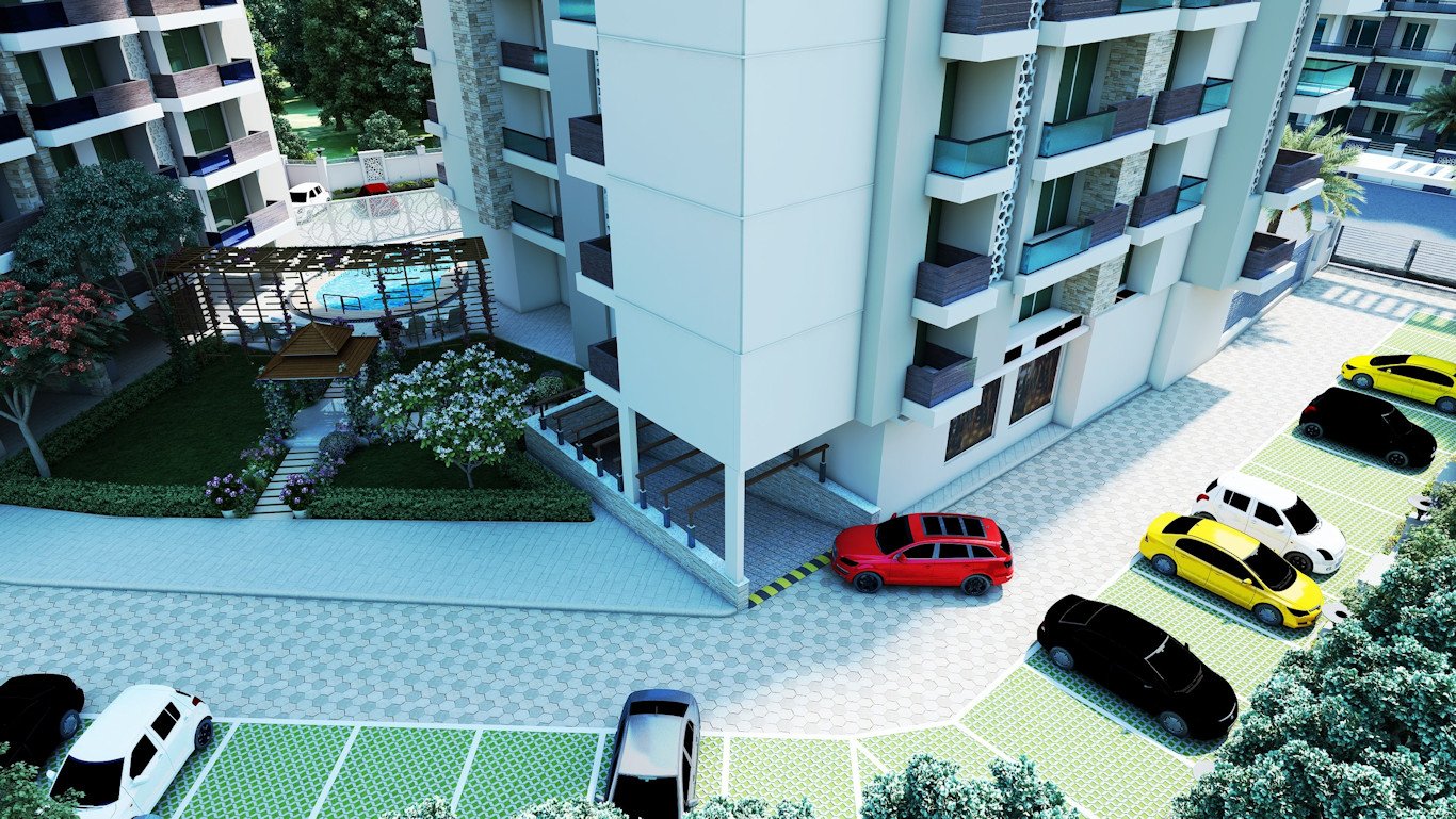 1BHK 1Bath Flat/Apartment for Rent in Mahalaxmi Lord Krishna Crest, Race Course, Dehradun, Uttarakhand
