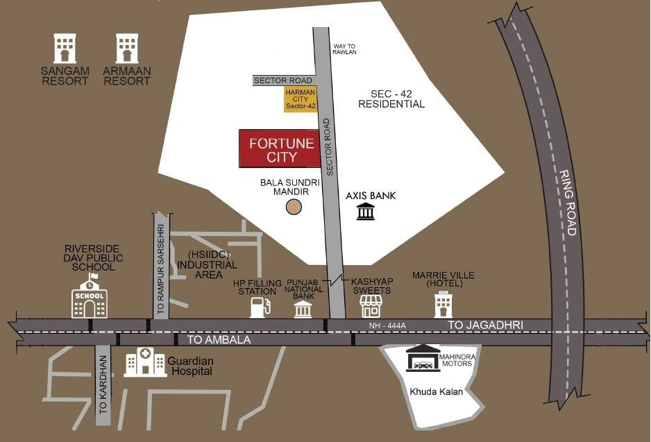 Fortune City Ambala Cantt | Price List & Brochure, Floor