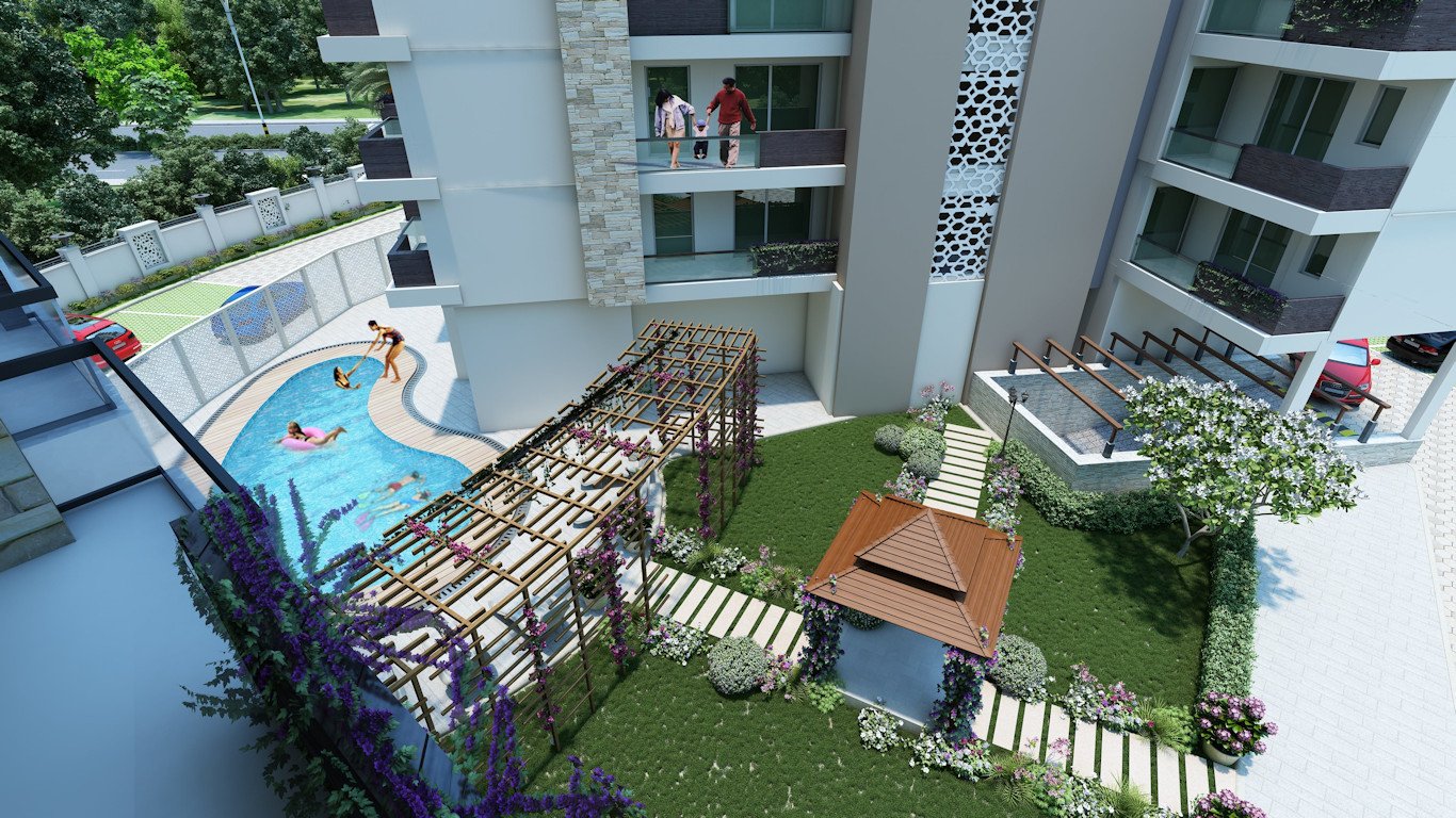 1BHK 1Bath Flat/Apartment for Rent in Mahalaxmi Lord Krishna Crest, Race Course, Dehradun, Uttarakhand