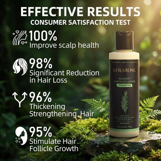 kerarose rosemary shampoo for hair growth