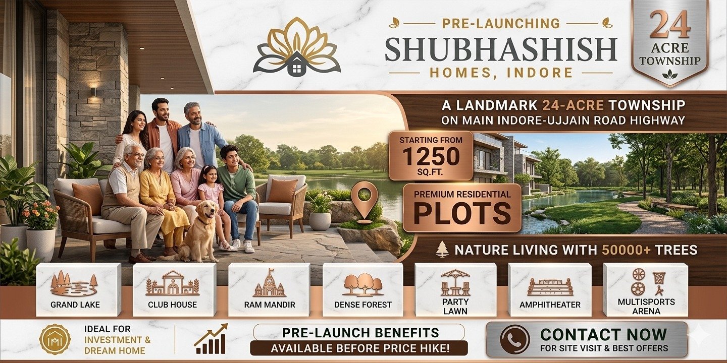 Shubhashish Homes Shubhashish Indore Residential Plots Shubhashish Premium Forest. Ujjain Road
